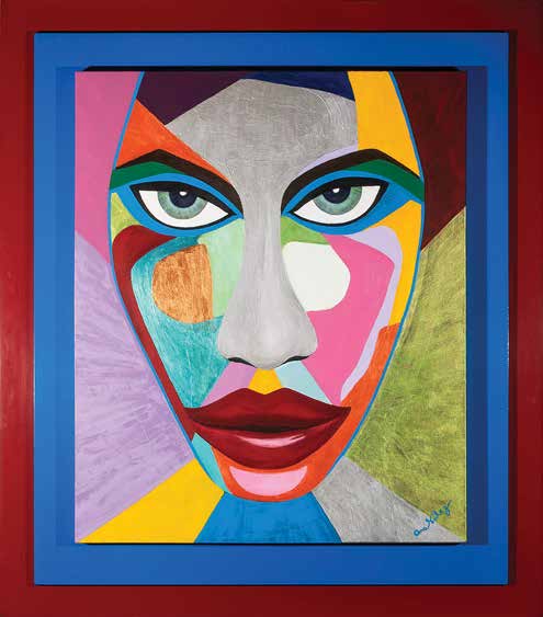Obra AV — 03, acrílico sobre tela, 126 × 146 cm, de Ana Vélez