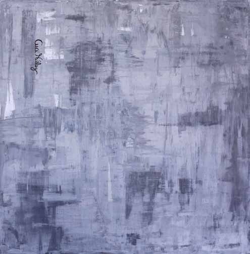 Obra AV — 04, acrílico sobre tela, 120 × 120 cm, de Ana Vélez