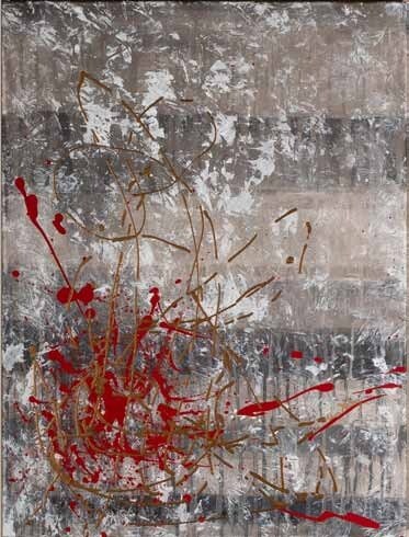 Obra AV — 11, acrílico sobre tela, 60 × 80 cm, de Ana Vélez