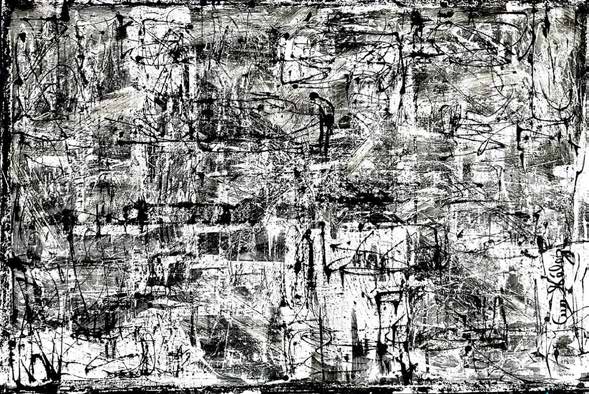 Obra AV — 16, acrílico sobre tela, 120 × 80 cm, de Ana Vélez