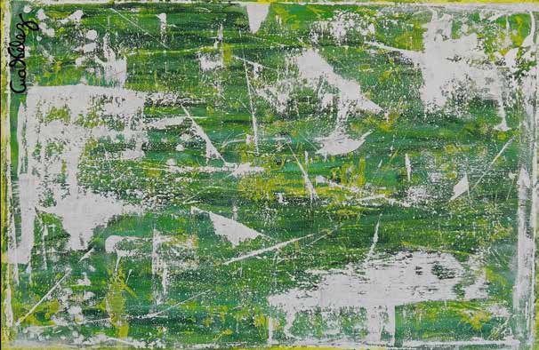 Obra AV — 20, acrílico sobre tela, 120 × 81 cm, de Ana Vélez