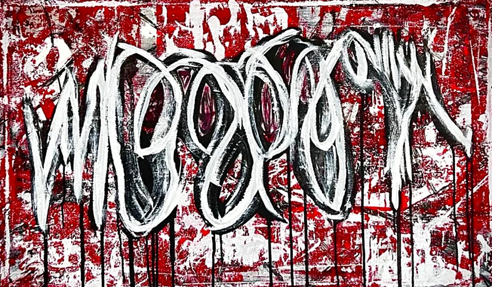 Obra AV — 29, acrílico sobre tela, 100 × 60 cm, de Ana Vélez