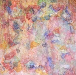 Obra AV — 49, acrílico sobre tela, 140 × 140 cm, de Ana Vélez