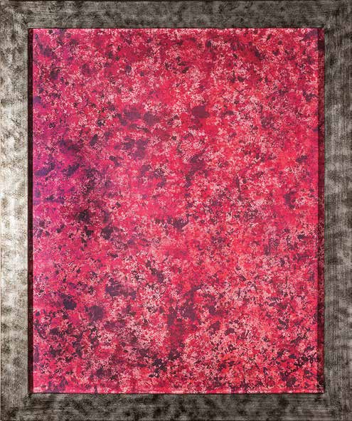Obra AV — 53, acrílico sobre tela, 104 × 124 cm, de Ana Vélez