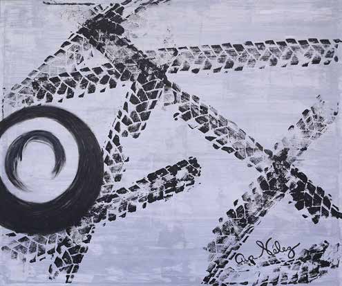Work AV — 67, acrylic on canvas, 120 × 100 cm, by Ana Vélez